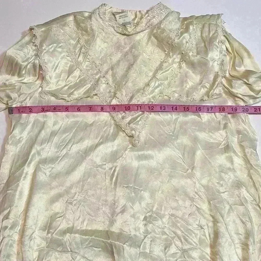 Vintage Jessica's Gunnies Gunne Sax Blouse Satin … - image 4